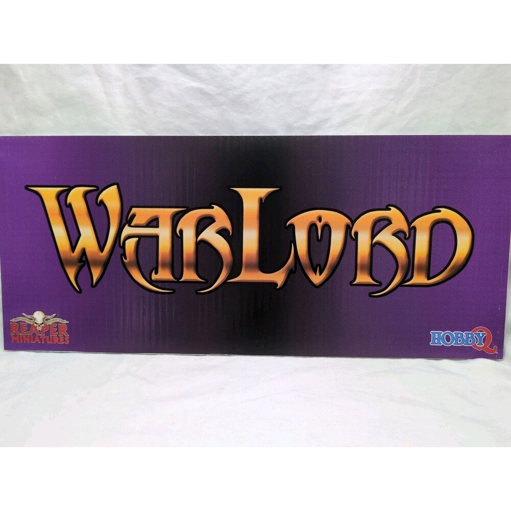 Reaper Miniatures Warlord Retail Store Promotional Display Board 14" X 6"